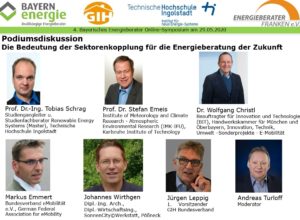 Podiumsdiskussion 4. Bayerisches Energieberater Online-Symposium 2020